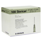 B. Braun Sterican Insulinkanülen 100 Stück - 0,40 x 12 mm  27 x 1/2'' grau 100 St