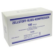 Produktabbildung: Zellstoff Vlies Kompressen unsteril 8x10 100 St