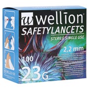 Wellion Safetylancets 23 G Sicherheitsei 100 St