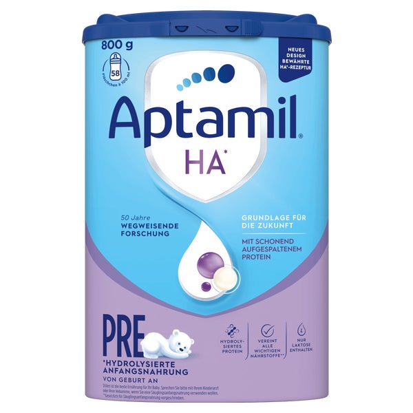 Aptamil HA Pre, Hydrolysierte Anfangsnahrung 800 g