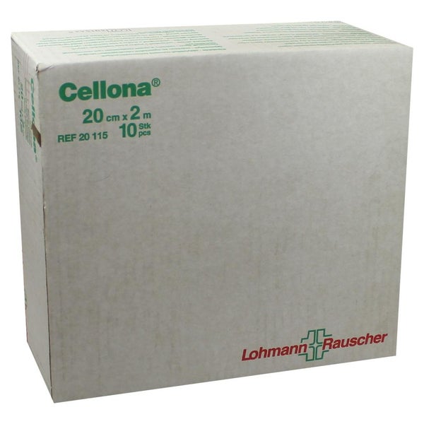 Lohmann Rauscher Cellona Gipsbinde einzeln verpackt 10 Stück - 20 cm x 2 m 10 St