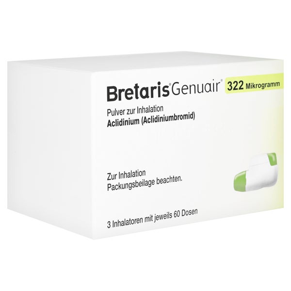 BRETARIS Genuair 322 µg Pulver z.Inhalation 3x60ED 3 St