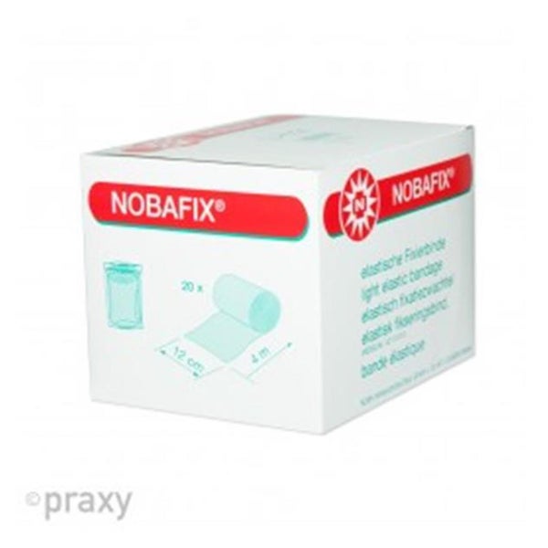 Noba Nobafix Fixierbinden in Folie, elastisch, 12 cm x 4 m, 20 Stück 20 St