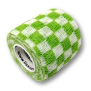 Produktabbildung: LisaCare selbstklebender Verband - Karo Grün - 5cm x 4,5cm 1 St