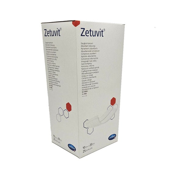 Zetuvit Saugkompressen Steril 10x20 cm 25 St