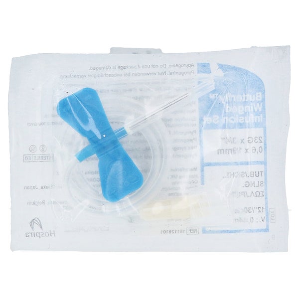 Butterfly Kanüle 23 G blau 1 St