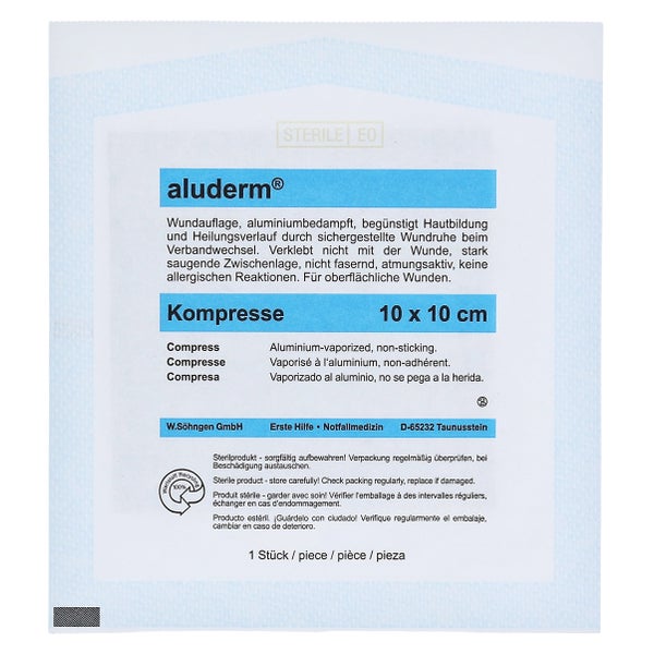 Söhngen aluderm20 Kompresse, 10 x 10 cm 1 St