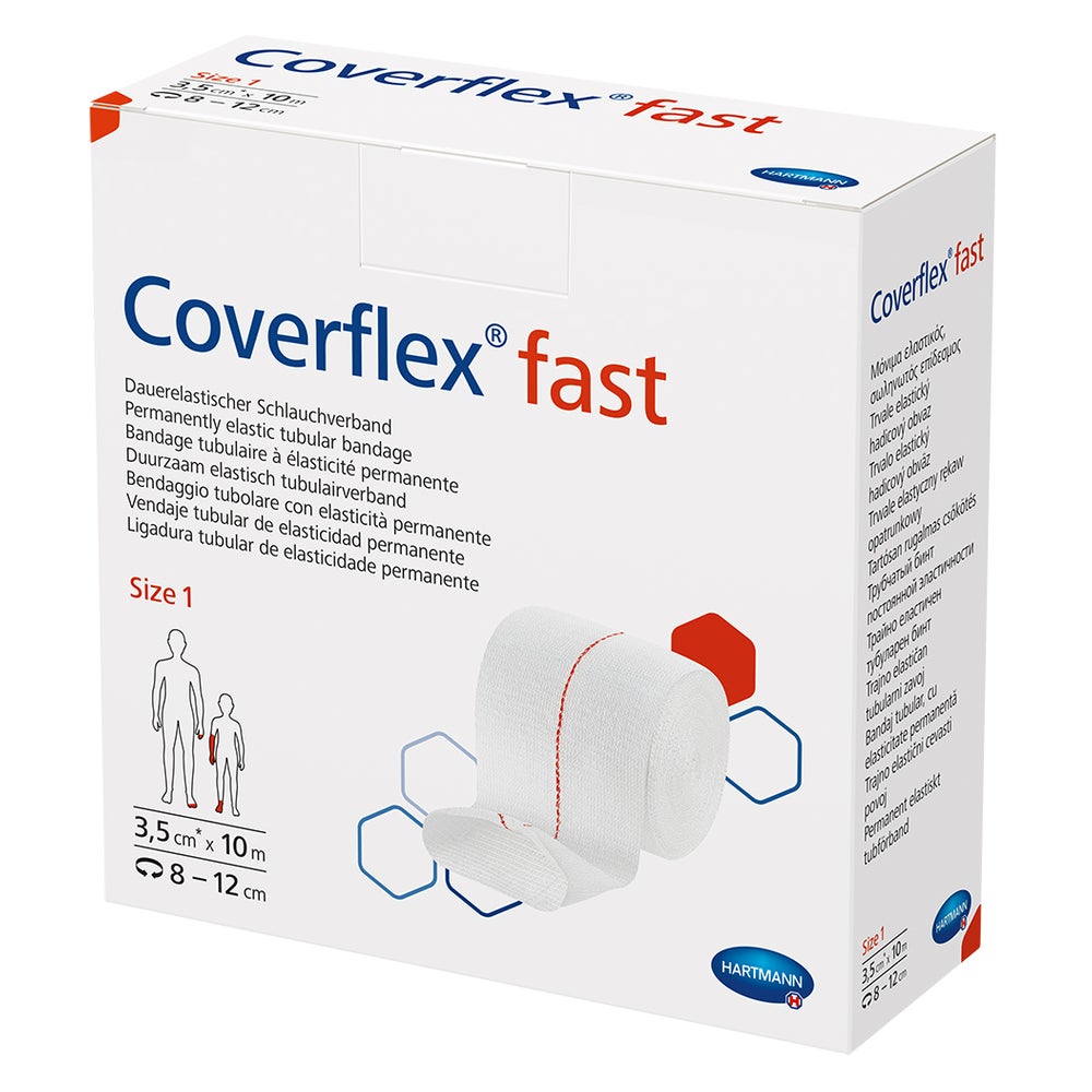 Coverflex fast Gr1 Schlauchverb. 3,5cm x 10m 1 St