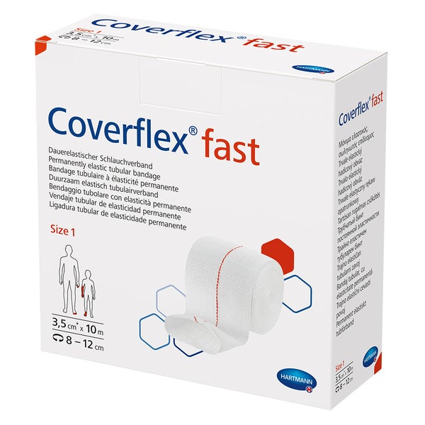 Coverflex fast Gr1 Schlauchverb. 3,5cm x 10m 1 St