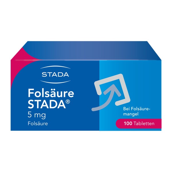 Folsäure STADA 5 mg Tabletten 100 St