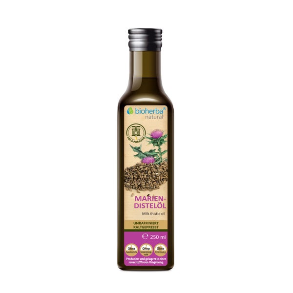 Bioherba Mariendistelöl kaltgepresst  unraffiniert 250 ml