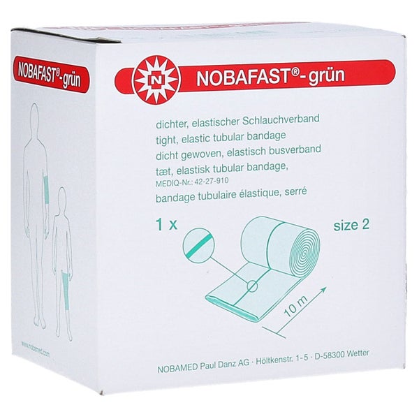 NOBA Nobafast® elastischer Schlauchverband 10 m - 2 Arme/ Kinderoberschenkel 1 St