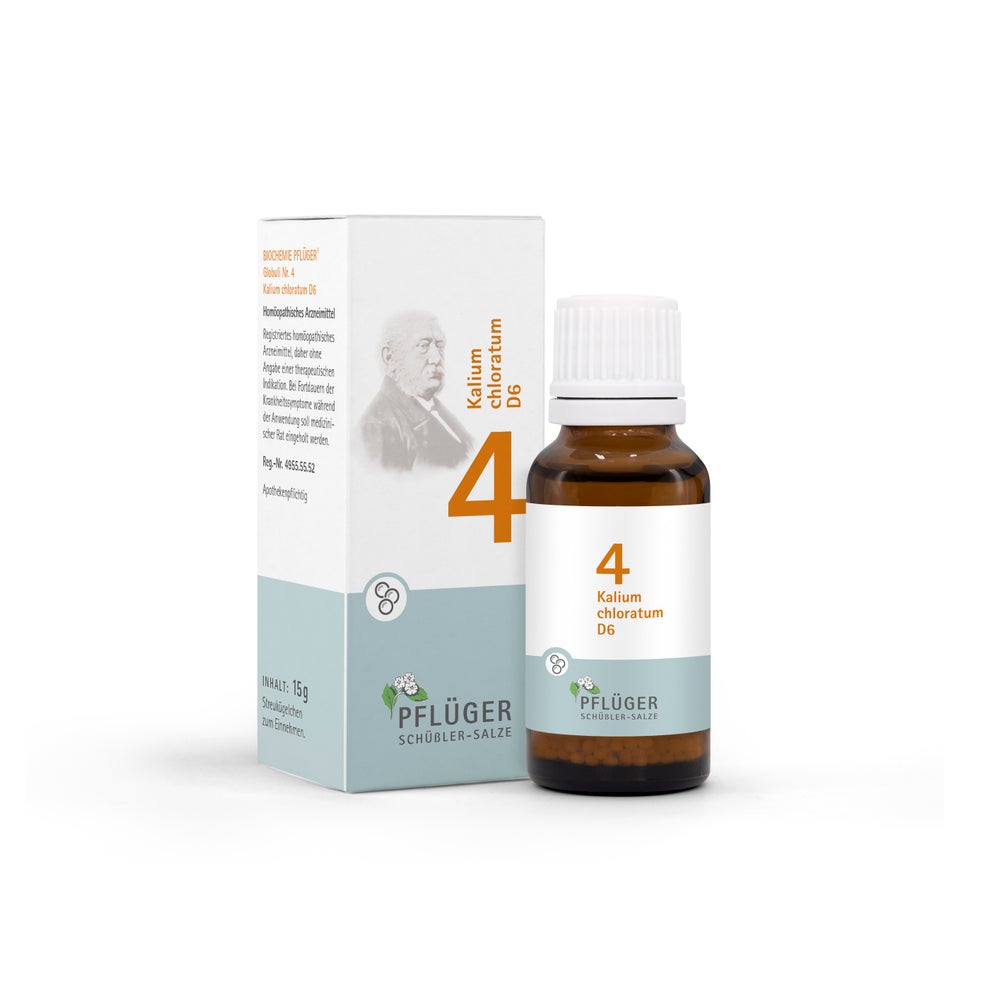Biochemie Pflüger Schüßler-Salz Nr. 4 Kalium chloratum D6 15 g