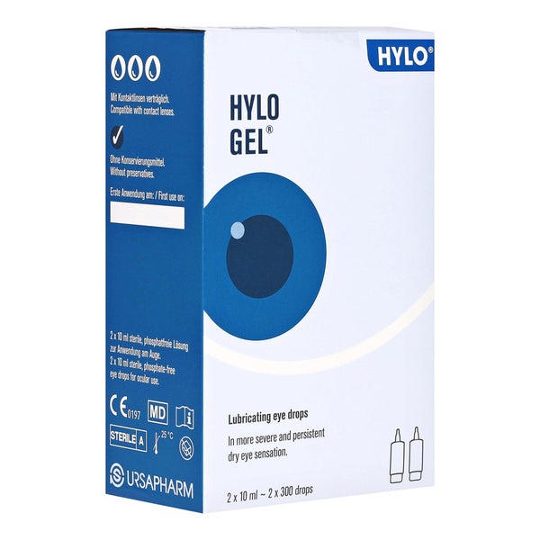 Hylo-gel Augentropfen 2X10 ml