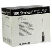 B.Braun Sterican Sonderkanülen (100 Stck.) - 0,70 x 40 mm, schwarz 100 St