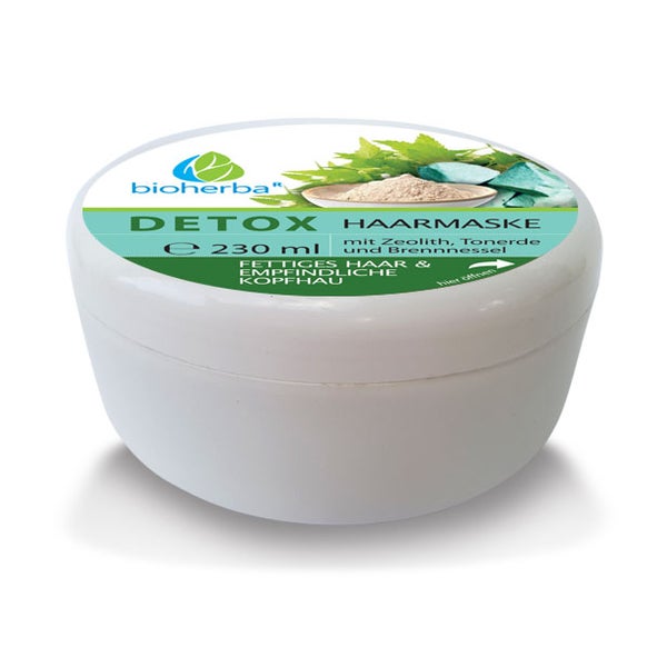 Bioherba Detox-haarmaske Mit Zeolith  Tonerde Und Brennnessel 230 ml