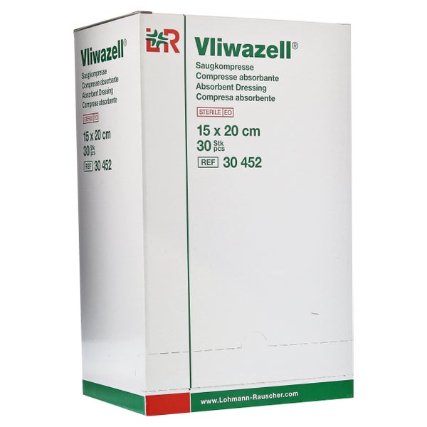 Lohmann & Rauscher Vliwazell 15 x 20 cm steril 30 Stück 30 St