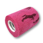 LisaCare selbsthaftende Bandage - Pferde Rosa - 7,5cm x 4,5m 1 St
