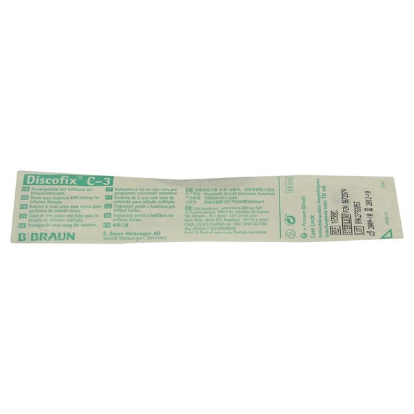 Discofix C Dreiwegehahn blau m.10 cm Sch 1 St