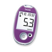 Beurer Blutzuckermessgerät GL 44 mmol/l Purple / Lila 1 St
