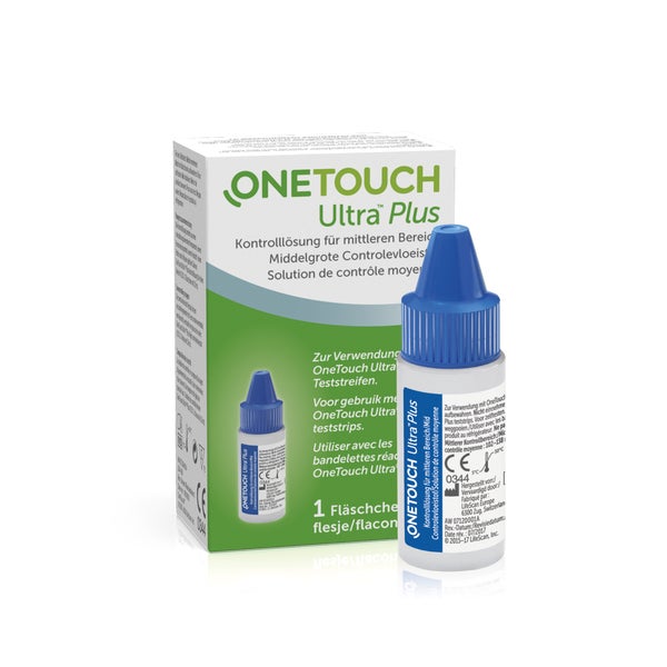 ONE Touch Ultra Plus Kontrolllösung mitt 3,8 ml
