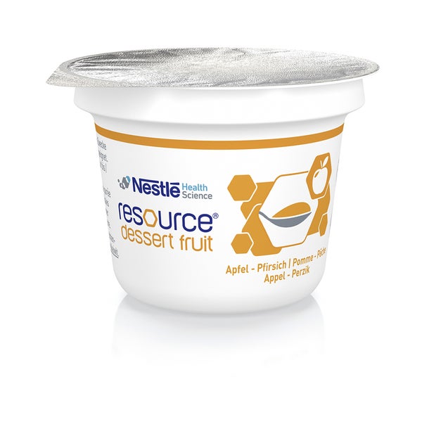 Resource Dessert Fruit Apfel -Pfirsich 3X125 g