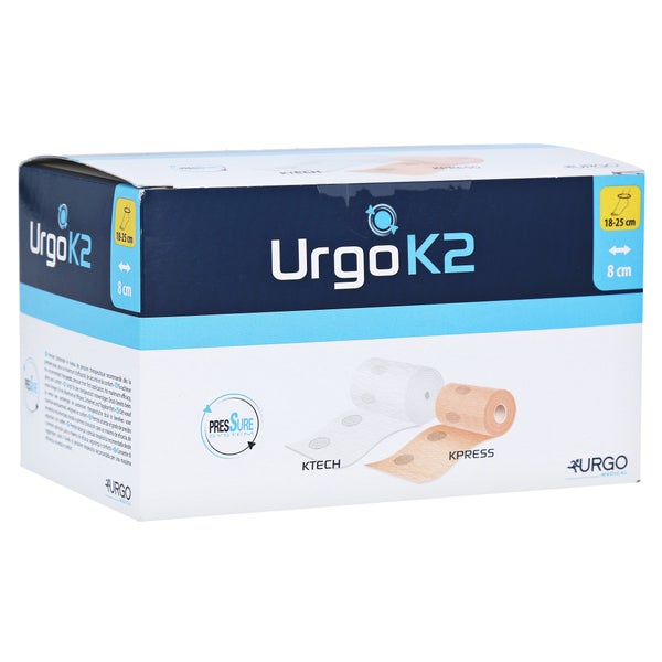 Urgok2 Kompr.syst.8cm Knöchelumf.18-25cm 1 St