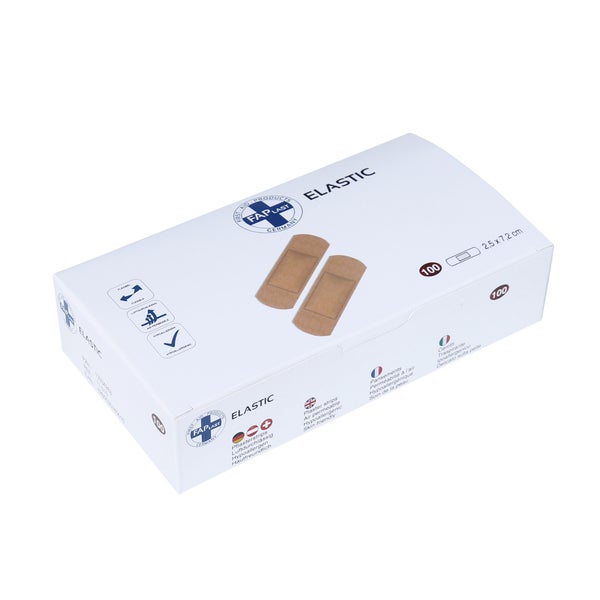 FAP - Wundpflaster ELASTIC Stripes  - elastisch & flexibel 100 St