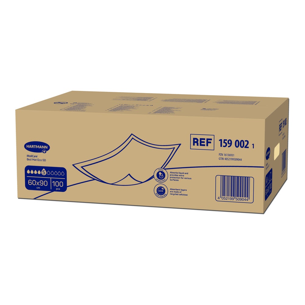Hartmann Bettunterlagen BED MAT ECO 60x90cm | 5 Tropfen 100 St