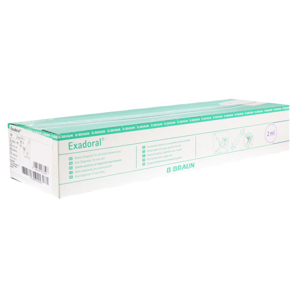 Exadoral B.braun Orale Spritze 2 ml 100 St
