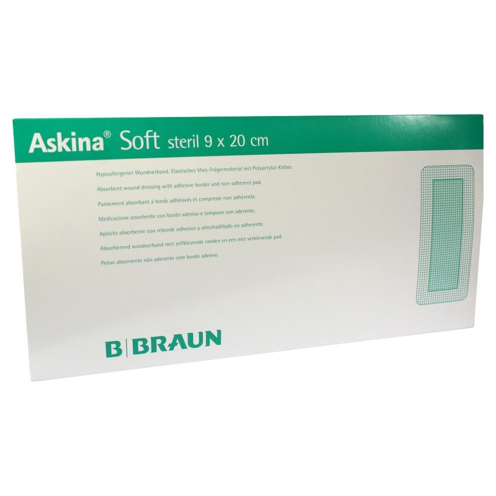 B.Braun Askina Soft Clear Transparenter Wundverband - 9 x 20 cm 30 St