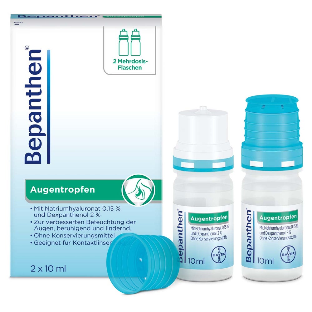 Bepanthen® Augentropfen Doppelpack 2X10 ml