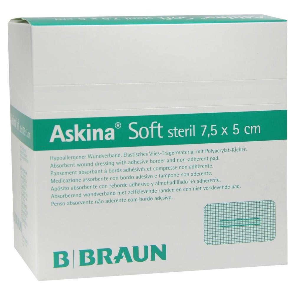 B.Braun Askina Soft Wundverband steril - 5 x 7,5 cm 50 St