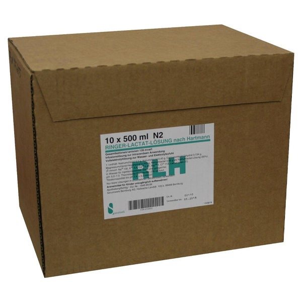 Ringer Lactat Lösung PE-Flaschen 10X500 ml