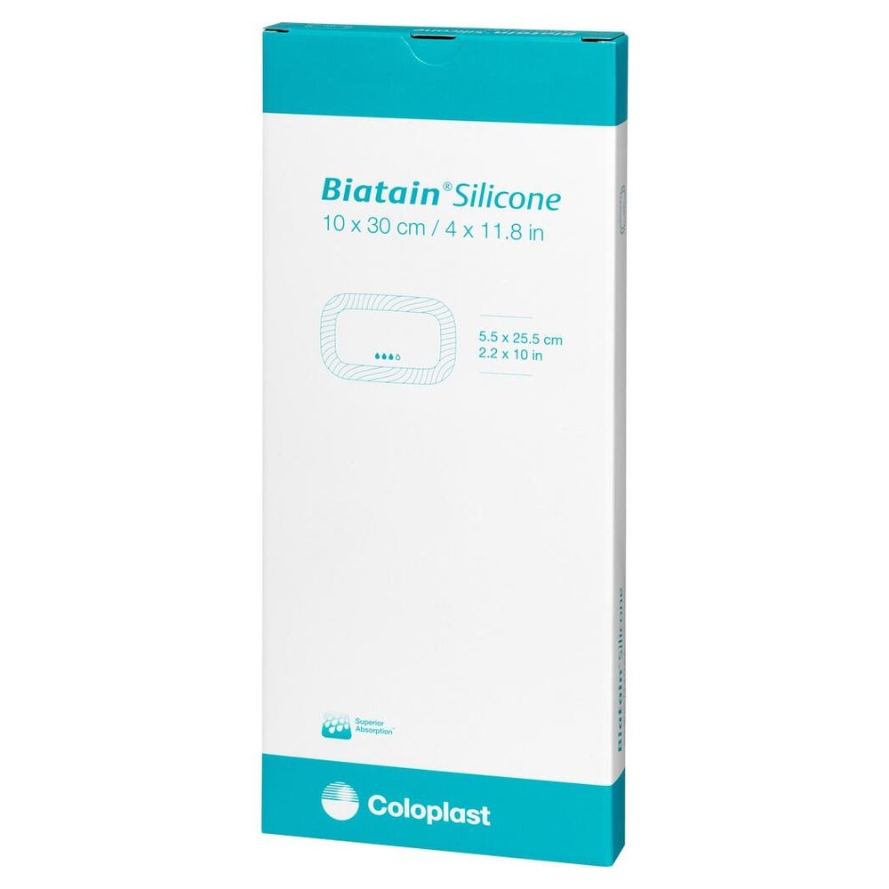 Biatain Silicone Schaumverband 10x30 cm 5 St