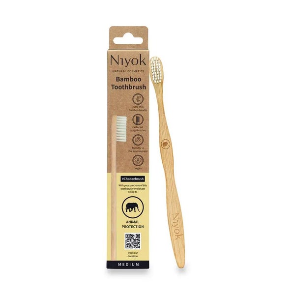 Niyok Choosebrush - Bambus Zahnbürste - TIERSCHUTZ 1 St