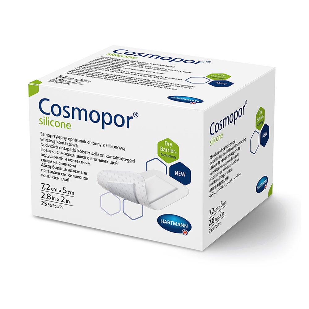 Cosmopor silicone Wundschnellverband 7,2 x 5 cm 25 St