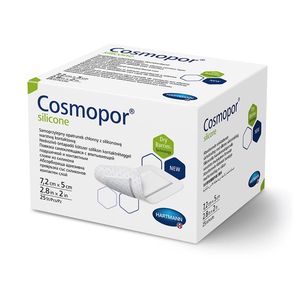 Cosmopor silicone Wundschnellverband 7,2 x 5 cm 25 St
