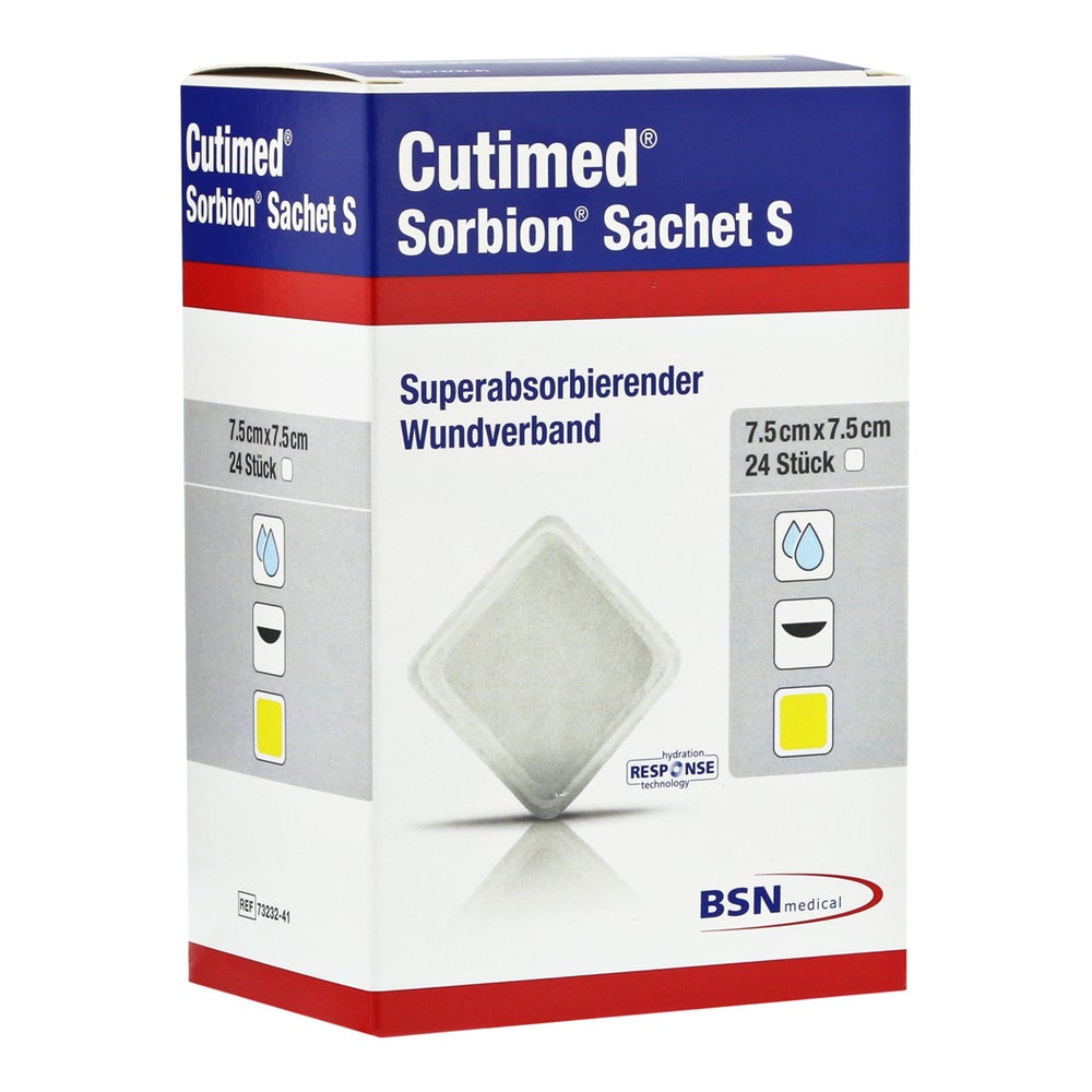 Cutimed Sorbion Sachet S Wundauflage 7,5 24 St