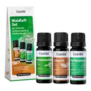 Waldluft Set Zirben Fichtennadel Pfefferminz Öl 3X10 ml