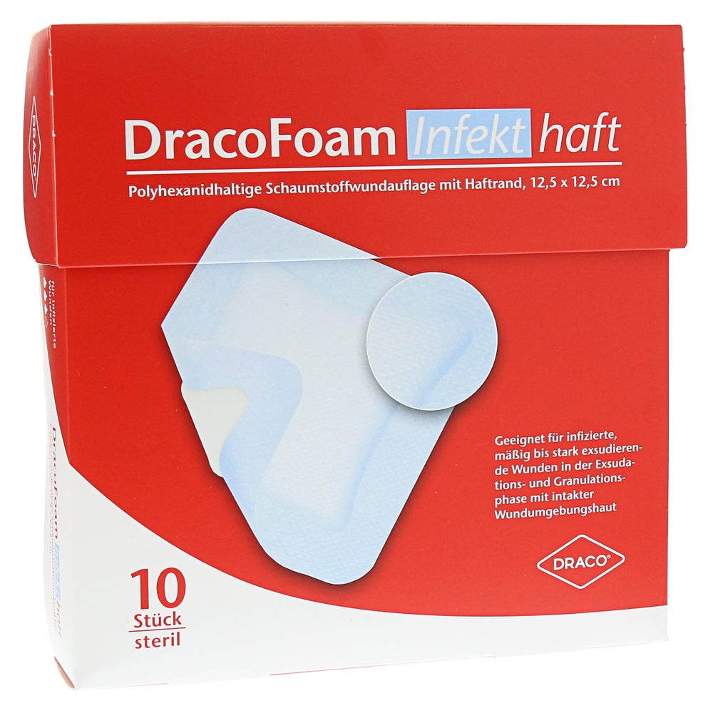Dracofoam Infekt haft Schaumst.Wundauf.1 10 St