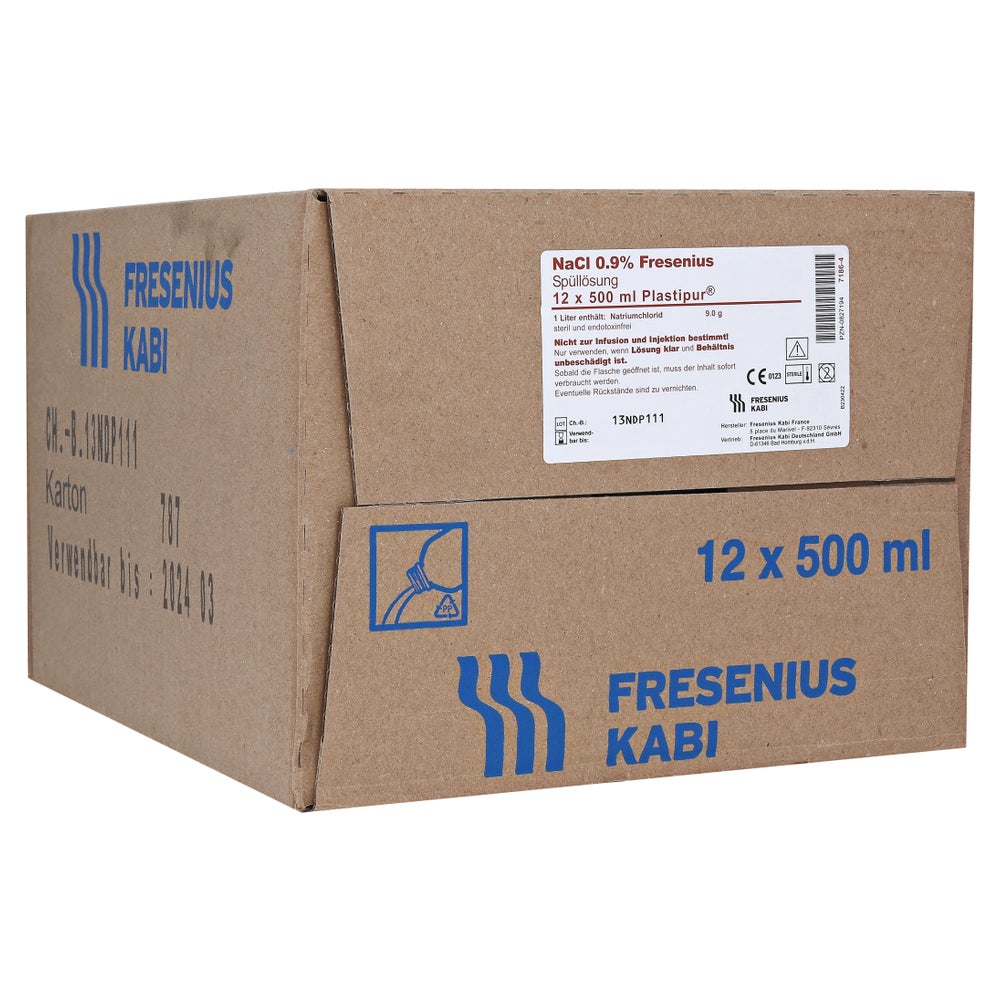 Isotonische Kochsalzlösung 12X500 ml
