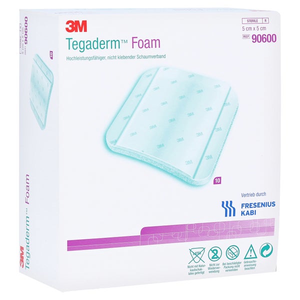 Tegaderm Foam N.klebend 5x5 cm 90600 10 St