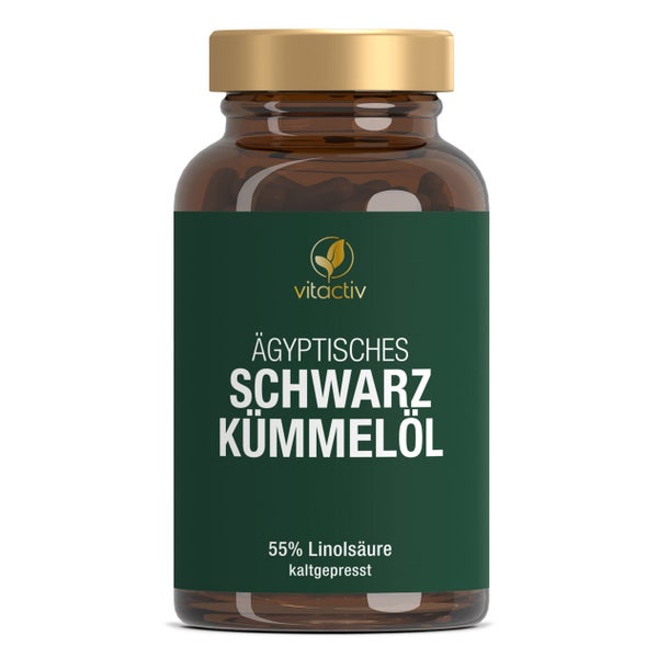 Vitactiv ÄGYPTISCHES SCHWARZKÜMMELÖL 90 St