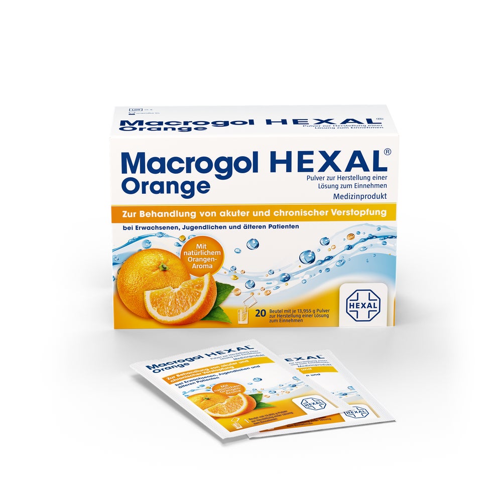 Macrogol Hexal Orange 20 St