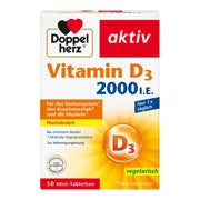 Produktabbildung: Doppelherz Vitamin D3 2000 I.E. Tablette 50 St