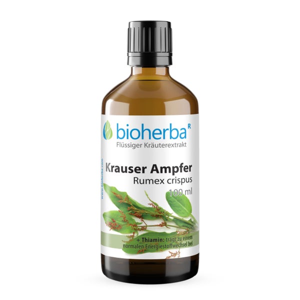 Bioherba Krauser Ampfer Rumex crispus Tropfen Tinktur 50 ml