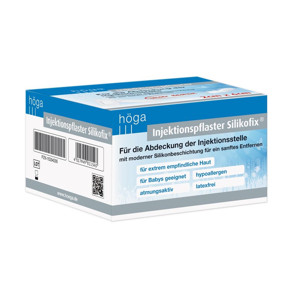 Injektionspflaster Silikofix 2x4 cm Höga 100 St