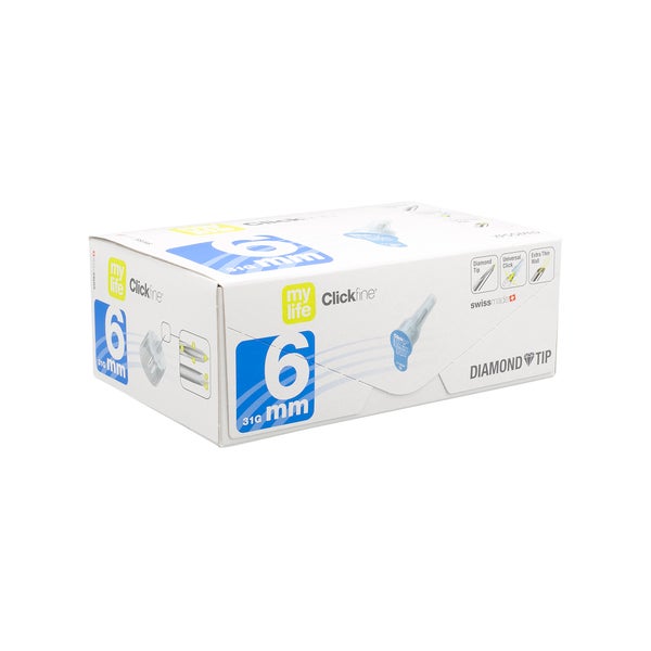 Mylife Clickfine Pen-nadeln 6 mm 31 G Di 100 St