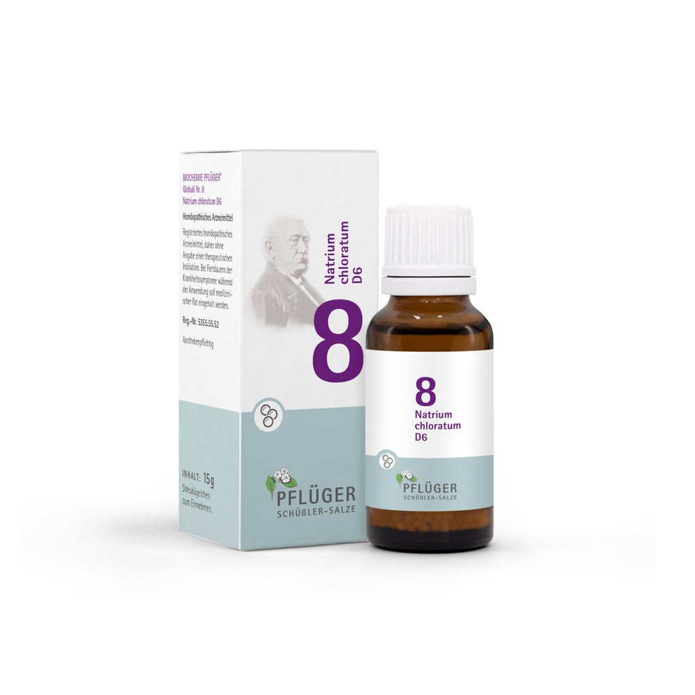 Biochemie Pflüger Schüßler-Salz Nr. 8 Natrium chloratum D6 15 g